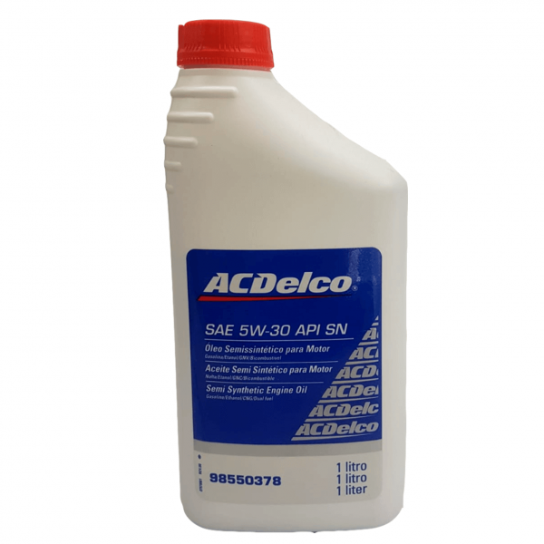 Óleo de Motor Ac Delco 5w30 Semissintético Api SN Plus- 1L