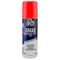 Graxa Branca de Lítio  Spray  CAR80  Multiuso  300ml