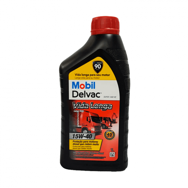 Óleo de Motor Mobil Delvac 15w40 Mineral API CH4-1L