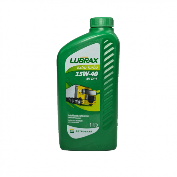 Óleo de Motor Lubrax Extra Turbo 15W40 Mineral Diesel API SL -1L