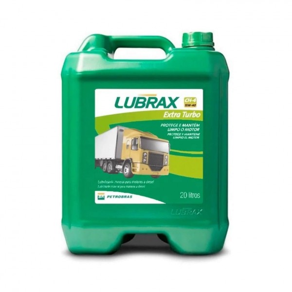 Óleo de Motor Lubrax Extra Turbo 15W40 Mineral Diesel API SL -20 LITROS
