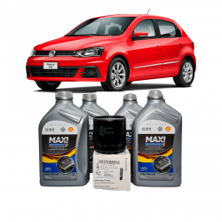 Kit Troca de Óleo Max 5W40 Sintético + Filtro Original VW  Gol, Fox, Voyage 2010/2018 1.0 e 1.6