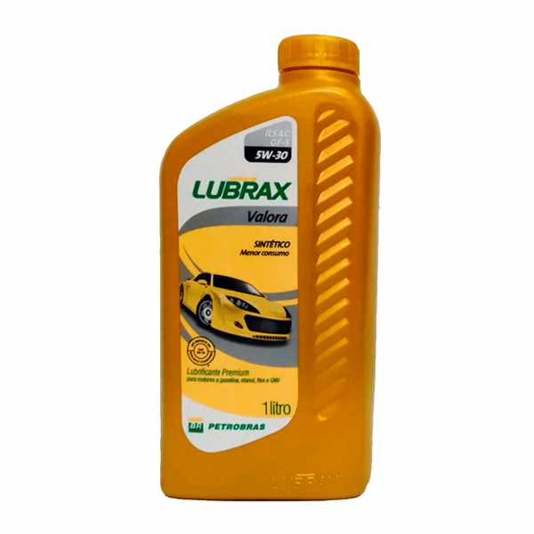 Óleo de Motor Lubrax Valora 0W20 100% Sintético Api SN - 1L