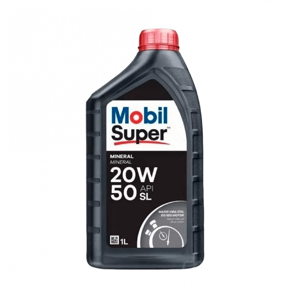 Óleo de Motor Mobil Super 20w50 Mineral  API SL -1L