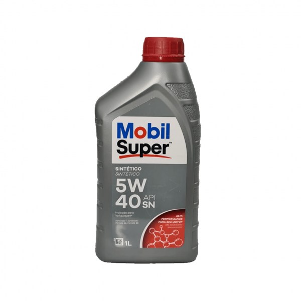 Óleo de Motor Mobil Super 3000 X5  5W40  100% Sintético API  SN -1L