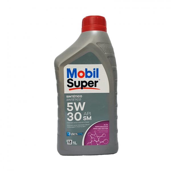 Óleo de Motor Mobil Super 3000 Formula D1 5w30 100% Sintético API  SN -1L