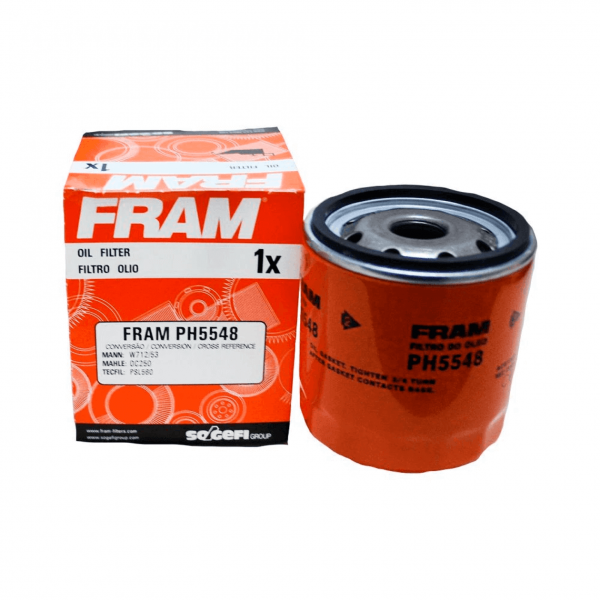 Filtro de Óleo do Motor Fram VW Mi Gol, Fox, Voyage, Kombi, Polo 1.0 e 1.6 Flex PH5548