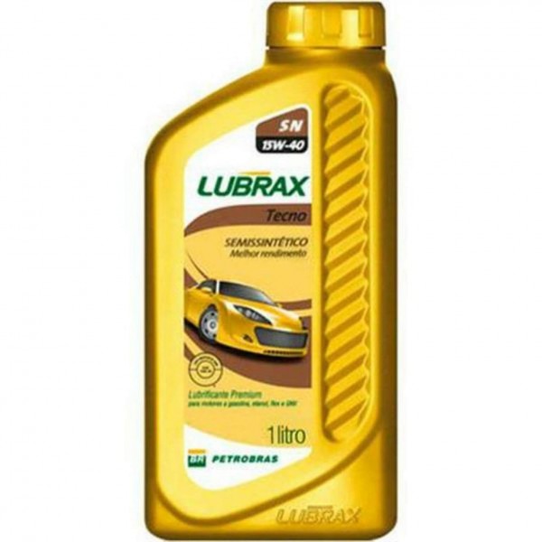 Óleo de Motor Lubrax Tecno 15W40 Semissintético API SN -1L