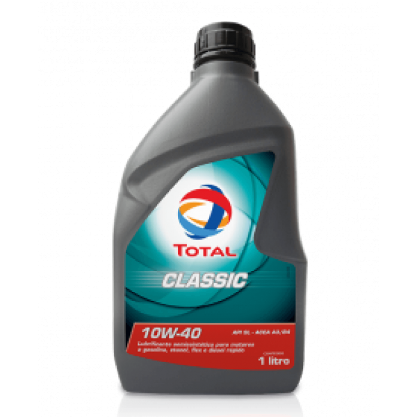 Óleo de Motor Total Classic 10w40 Api SL Semissintético -1L
