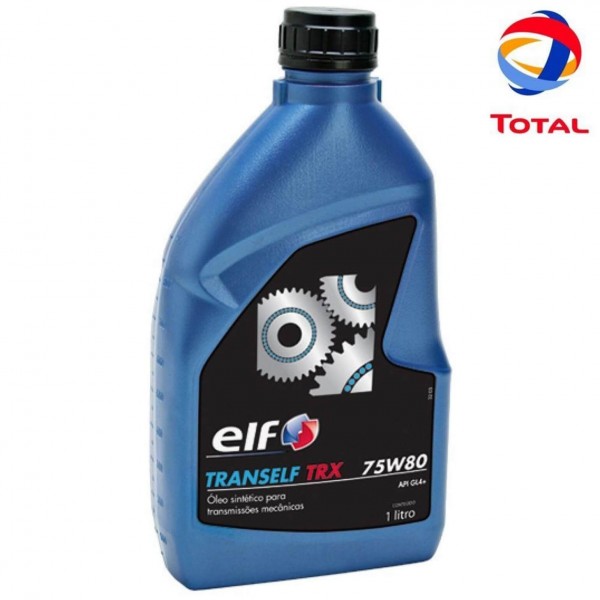 Óleo Lubrificante para Câmbio Manual  Elf Tranself TRJ 75W80 Semissintético  GL5 -1L