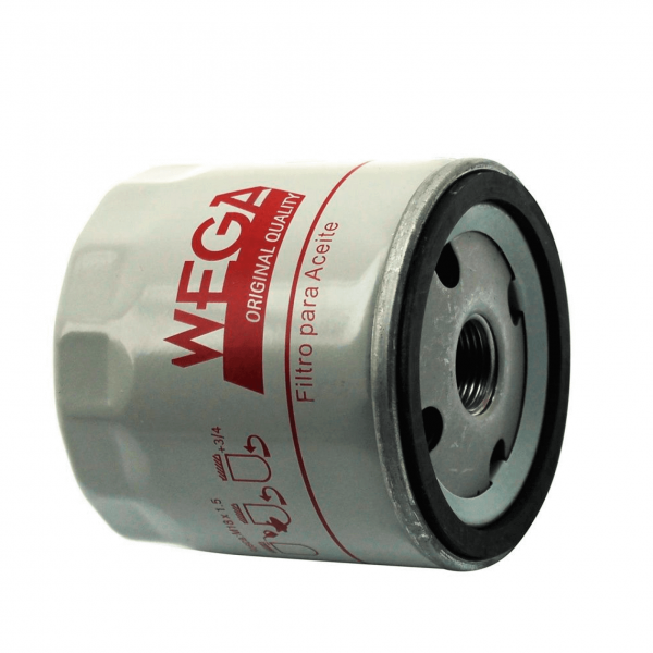 Filtro de Óleo do Motor Wega GM Cobalt, Onix, Spin, Corsa, Prisma, Astra, Zafira, Monza, Fiat Palio, Doblo 1.8  WO130