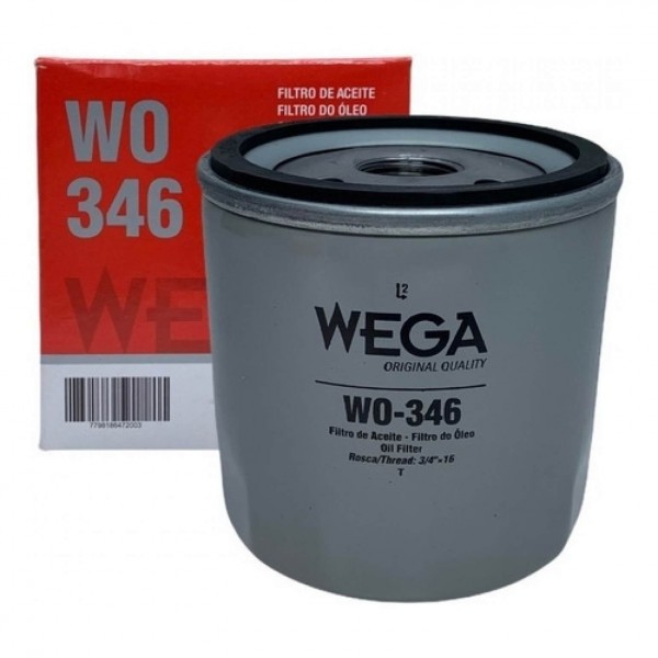 Filtro de Óleo do Motor Wega VW Up! 1.0 12V , Gol, Fox, Saveiro G6 MSI Flex WO346